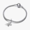 2024 Abschluss-Dangle Charm – Sterlingsilber