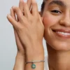 2025 Vierblättriges Kleeblatt-Dangle Charm mit im Labor gezüchtetem Diamanten, 0,009 ct insgesamt, Sterlingsilber, 14-karätige Vergoldung 2025 Vierblättriges Kleeblatt-Dangle Charm mit im Labor gezüchtetem Diamanten, 0,009 ct insgesamt, Sterlingsilber, 14-karätige Vergoldung