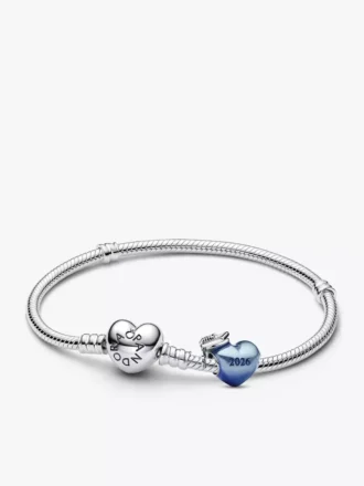2026 Blaues Abschluss-Charm-Armband-Set, 2er-Set