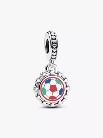2026 Fußball-Dangle Charm aus Sterlingsilber