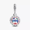 2026 Fußball-Dangle Charm aus Sterlingsilber 2026 Fußball-Dangle Charm aus Sterlingsilber