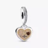 Aber zuerst: Dangle Charm aus Sterlingsilber Aber zuerst: Dangle Charm aus Sterlingsilber