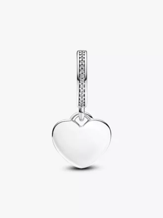 „Always in my heart“-Dangle Charm aus Sterlingsilber