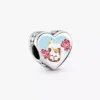 Alabama-Herz-Charm aus Sterlingsilber Alabama-Herz-Charm aus Sterlingsilber