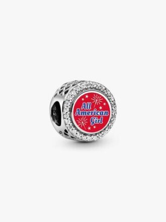 All American Girl Charm – Sterlingsilber