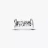 Amour-Charm mit Schriftzug aus Sterlingsilber Amour-Charm mit Schriftzug aus Sterlingsilber