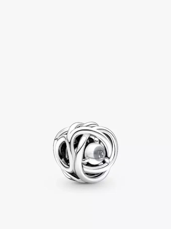 April-Geburtsstein-Eternity-Circle-O Pendant-Set, 3er-Set April-Geburtsstein-Eternity-Circle-O Pendant-Set, 3er-Set