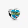 Arkansas-Herz-Charm aus Sterlingsilber Arkansas-Herz-Charm aus Sterlingsilber