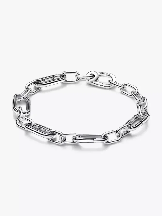 Armband aus Sterlingsilber mit fünf aufklappbaren Gliedern Armband aus Sterlingsilber mit fünf aufklappbaren Gliedern
