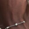 Armband mit behandelten Süßwasser-Zuchtperlen – Sterlingsilber Armband mit behandelten Süßwasser-Zuchtperlen – Sterlingsilber