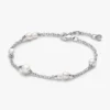 Armband mit behandelten Süßwasser-Zuchtperlen – Sterlingsilber Armband mit behandelten Süßwasser-Zuchtperlen – Sterlingsilber
