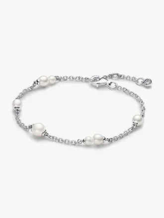 Armband mit behandelten Süßwasser-Zuchtperlen – Sterlingsilber Armband mit behandelten Süßwasser-Zuchtperlen – Sterlingsilber