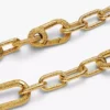 Armband mit feiner Gliederkette, 14-karätig vergoldet Armband mit feiner Gliederkette, 14-karätig vergoldet