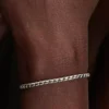 Armband mit Flügelkette und rundem Verschluss aus Sterlingsilber Armband mit Flügelkette und rundem Verschluss aus Sterlingsilber