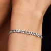 Armband mit Herz-Cuban-Kette aus Sterlingsilber Armband mit Herz-Cuban-Kette aus Sterlingsilber