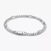 Armband mit Herz-Cuban-Kette aus Sterlingsilber Armband mit Herz-Cuban-Kette aus Sterlingsilber