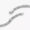 Armband mit Herz-Cuban-Kette aus Sterlingsilber Armband mit Herz-Cuban-Kette aus Sterlingsilber