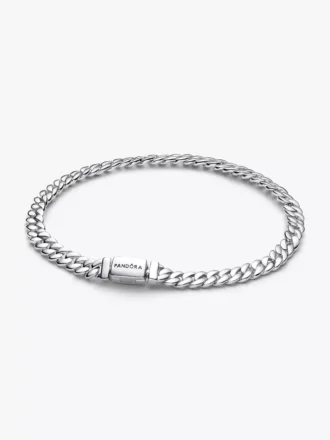 Armband mit kubanischer Kette aus Sterlingsilber Armband mit kubanischer Kette aus Sterlingsilber