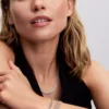 Armband mit kubanischer Kette aus Sterlingsilber Armband mit kubanischer Kette aus Sterlingsilber