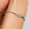 Armband mit Nietenverschluss und Kette – Sterlingsilber Armband mit Nietenverschluss und Kette – Sterlingsilber