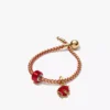 Armband-Set aus rotem Murano Glass & Feuerpferd 3er-Set Armband-Set aus rotem Murano Glass & Feuerpferd 3er-Set