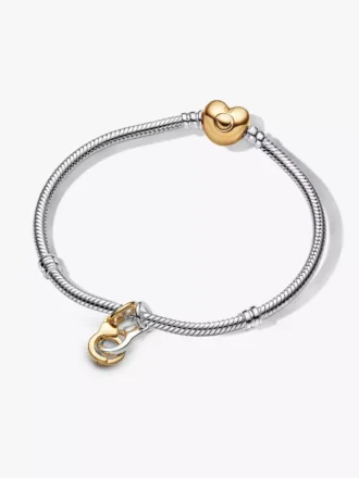 Armband-Set mit 2 miteinander verbundenen Dangle Charms Armband-Set mit 2 miteinander verbundenen Dangle Charms
