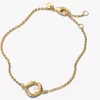 Armbänder mit organisch geformtem Pavé-Kreis und behandelter Süßwasserzuchtperle, 14-karätige Vergoldung Armbänder mit organisch geformtem Pavé-Kreis und behandelter Süßwasserzuchtperle, 14-karätige Vergoldung
