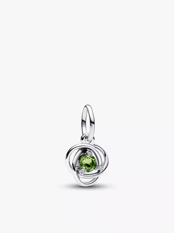 August Eternity Circle Dangle Charm Armband-Set, 2er-Set August Eternity Circle Dangle Charm Armband-Set, 2er-Set