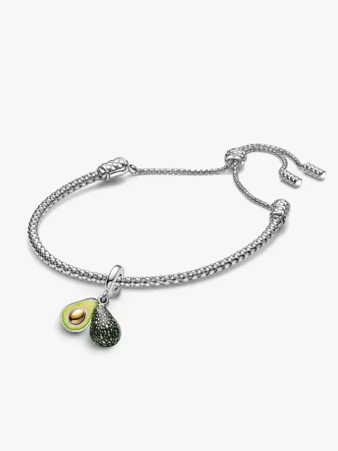 Avocado-Dangle-Charm-Armband-Set 2 Stück Avocado-Dangle-Charm-Armband-Set 2 Stück