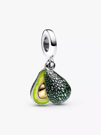 Avocado-Dangle Charm aus Sterlingsilber, 14-karätig vergoldet