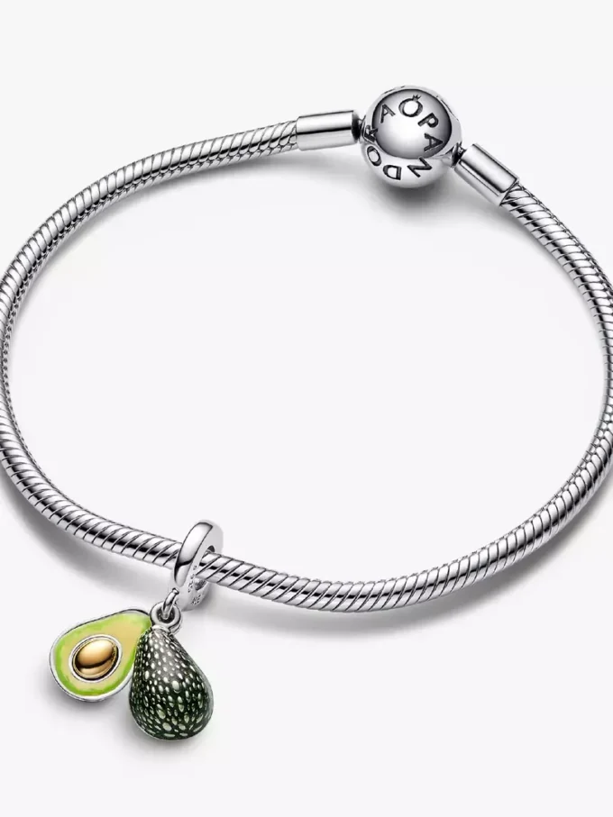 Avocado-Dangle Charm aus Sterlingsilber, 14-karätig vergoldet Avocado-Dangle Charm aus Sterlingsilber, 14-karätig vergoldet