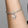 Baby-Teddybär-Dangle Charm aus Sterlingsilber Baby-Teddybär-Dangle Charm aus Sterlingsilber