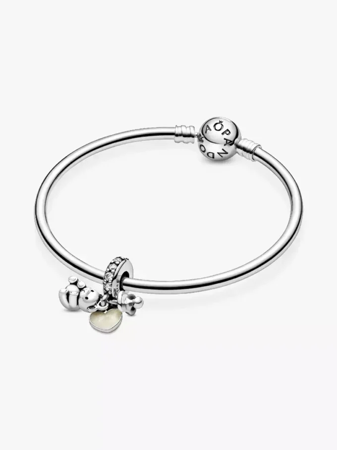 Baby-Teddybär-Dangle Charm aus Sterlingsilber Baby-Teddybär-Dangle Charm aus Sterlingsilber