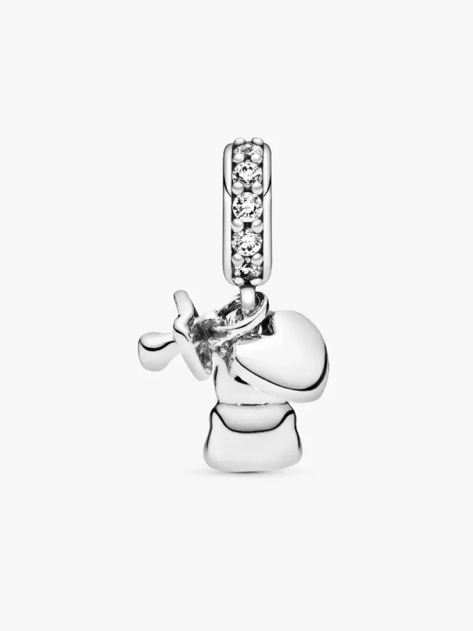 Baby-Teddybär-Dangle Charm aus Sterlingsilber Baby-Teddybär-Dangle Charm aus Sterlingsilber