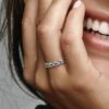 Band of Asymmetric Stars Ring – Sterlingsilber Band of Asymmetric Stars Ring – Sterlingsilber