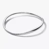 Bangle aus Sterlingsilber in organischer Form Bangle aus Sterlingsilber in organischer Form