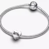 Baseball-Mom-Herz-Charm aus Sterlingsilber Baseball-Mom-Herz-Charm aus Sterlingsilber