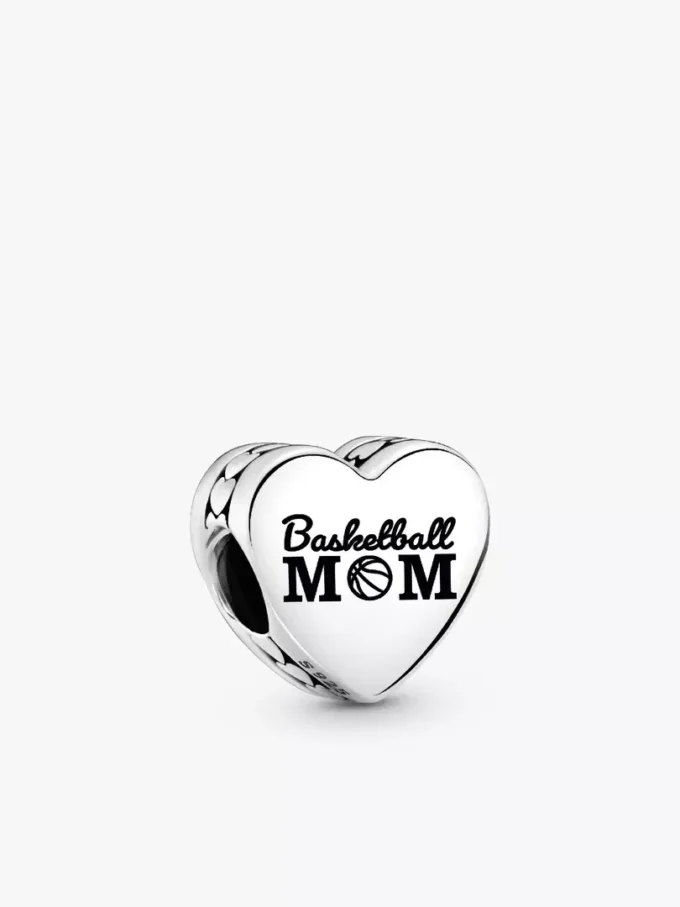 Basketball Mom Charm aus Sterlingsilber Basketball Mom Charm aus Sterlingsilber