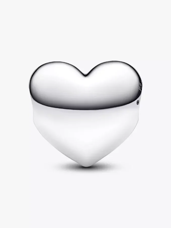 „Be Love“ gravierbarer großer Herz-Charm aus Sterlingsilber „Be Love“ gravierbarer großer Herz-Charm aus Sterlingsilber