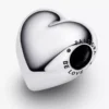 „Be Love“ gravierbarer großer Herz-Charm aus Sterlingsilber „Be Love“ gravierbarer großer Herz-Charm aus Sterlingsilber