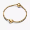 „Be love“ gravierbarer Herz-Charm, 14-karätig vergoldet „Be love“ gravierbarer Herz-Charm, 14-karätig vergoldet