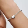 „Be Love“ gravierbarer Herz-Charm aus Sterlingsilber „Be Love“ gravierbarer Herz-Charm aus Sterlingsilber