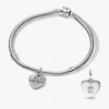 Be Love gravierbares Herz-Charm-Armband-Set, 2er-Set Be Love gravierbares Herz-Charm-Armband-Set, 2er-Set