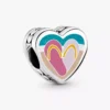 Beach Sandal Herz-Charm aus Sterlingsilber Beach Sandal Herz-Charm aus Sterlingsilber