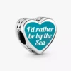 Beach Sandal Herz-Charm aus Sterlingsilber Beach Sandal Herz-Charm aus Sterlingsilber
