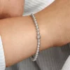 Beads & Pavé-Armband aus Sterlingsilber