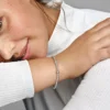 Beads & Pavé-Armband aus Sterlingsilber