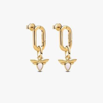 Bee Harmony Charm-Ohrringe – 2er-Set