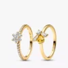 „Bee my honey“-Ringe, 2er-Set „Bee my honey“-Ringe, 2er-Set