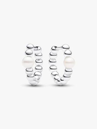 Behandelte Süßwasser-Zuchtperle & Perlen-Ohrringe – Sterlingsilber